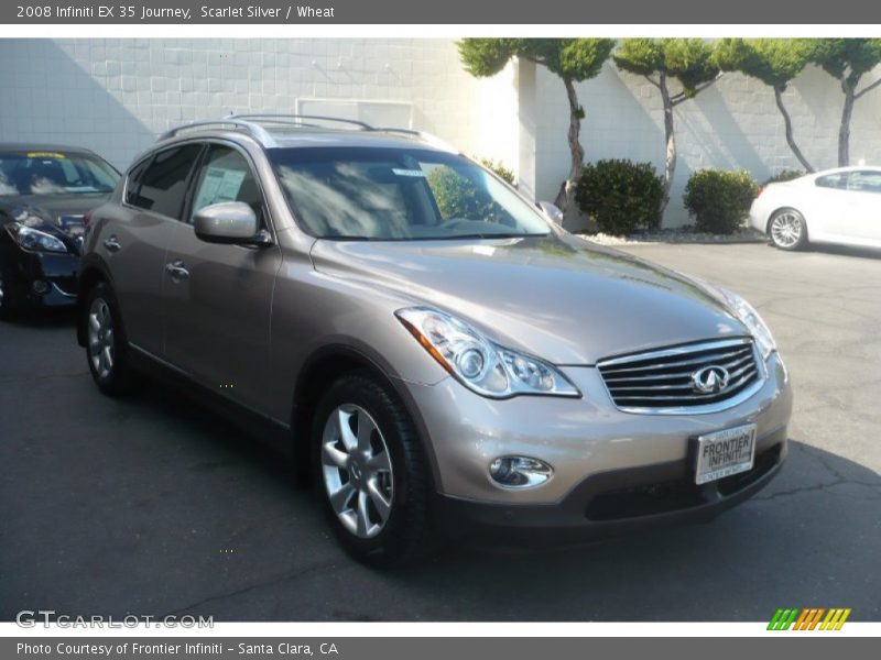 Scarlet Silver / Wheat 2008 Infiniti EX 35 Journey