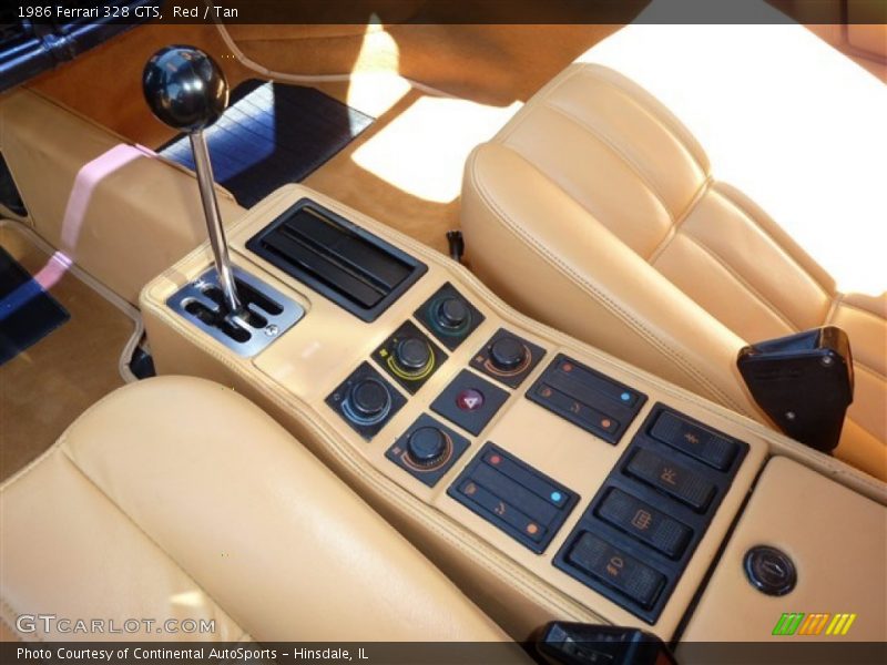 Controls of 1986 328 GTS
