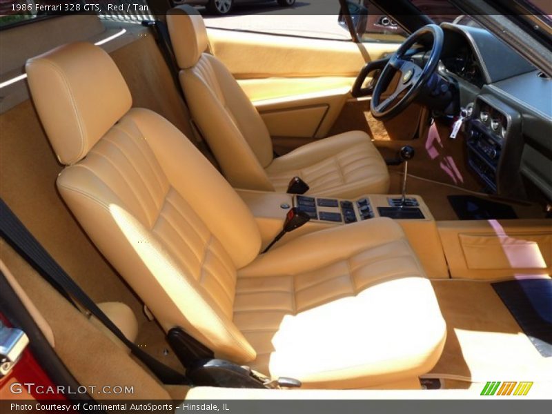  1986 328 GTS Tan Interior