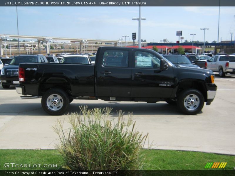 Onyx Black / Dark Titanium 2011 GMC Sierra 2500HD Work Truck Crew Cab 4x4