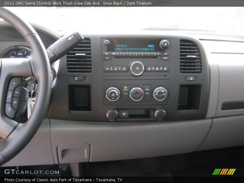 Onyx Black / Dark Titanium 2011 GMC Sierra 2500HD Work Truck Crew Cab 4x4