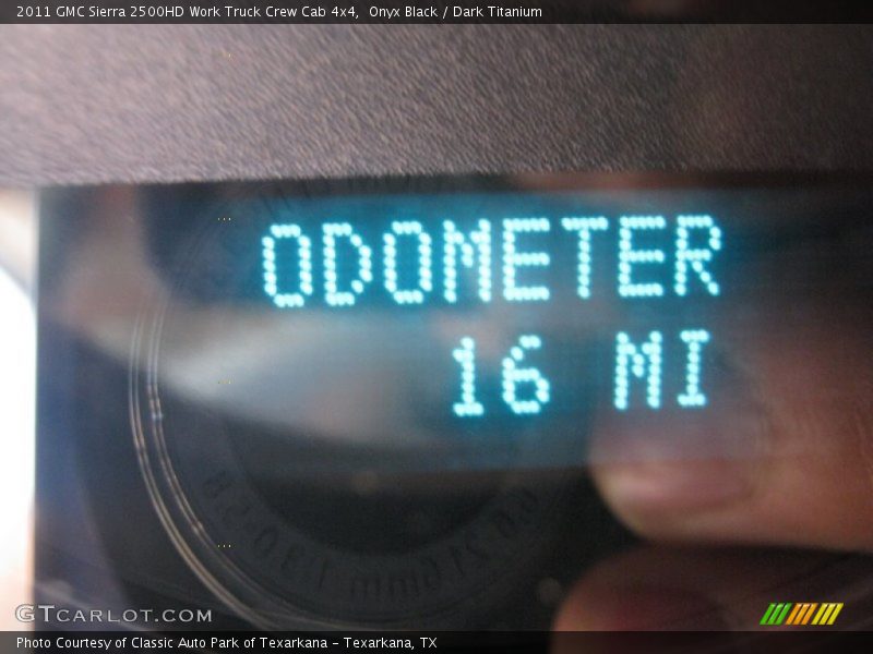 Onyx Black / Dark Titanium 2011 GMC Sierra 2500HD Work Truck Crew Cab 4x4