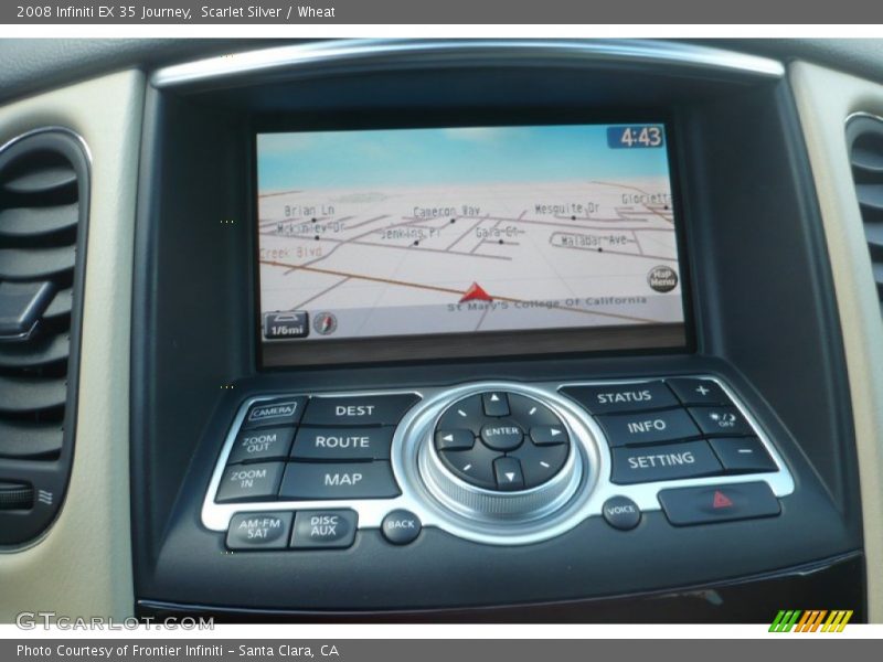 Scarlet Silver / Wheat 2008 Infiniti EX 35 Journey