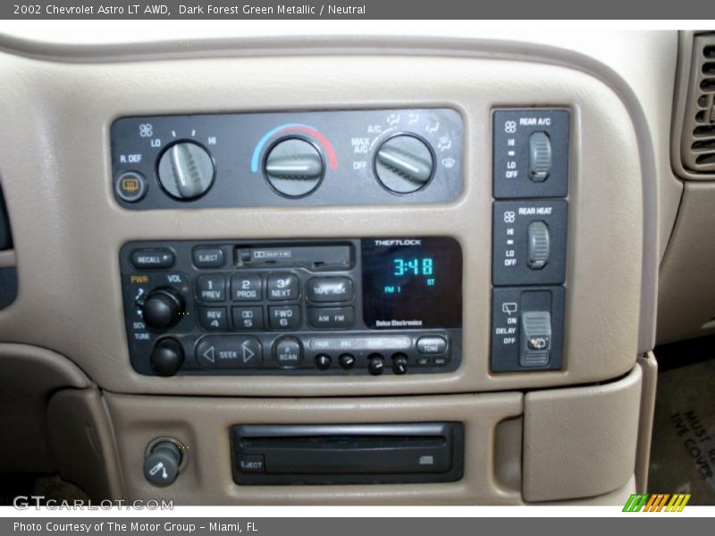 Controls of 2002 Astro LT AWD