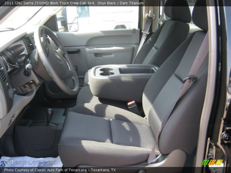 Onyx Black / Dark Titanium 2011 GMC Sierra 2500HD Work Truck Crew Cab 4x4