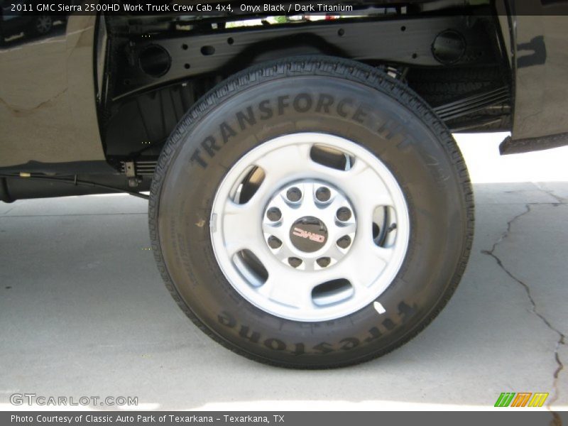 Onyx Black / Dark Titanium 2011 GMC Sierra 2500HD Work Truck Crew Cab 4x4