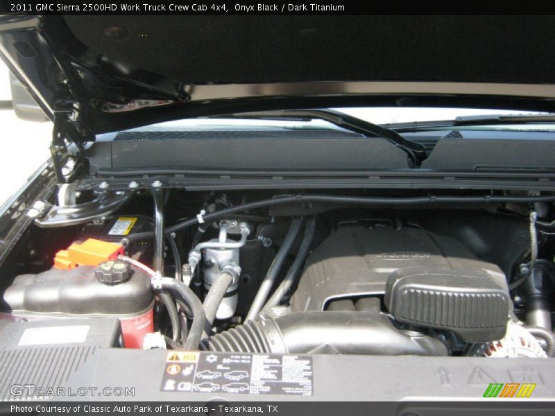 Onyx Black / Dark Titanium 2011 GMC Sierra 2500HD Work Truck Crew Cab 4x4