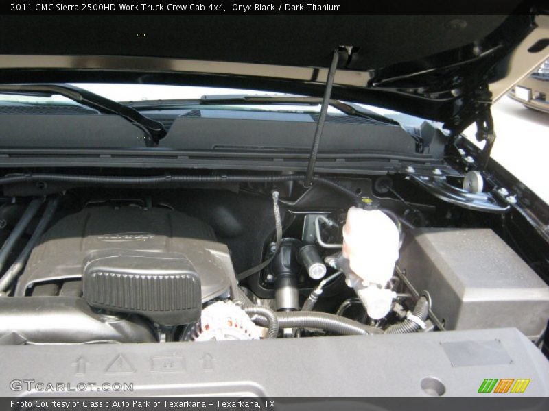 Onyx Black / Dark Titanium 2011 GMC Sierra 2500HD Work Truck Crew Cab 4x4