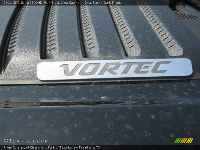 Onyx Black / Dark Titanium 2011 GMC Sierra 2500HD Work Truck Crew Cab 4x4