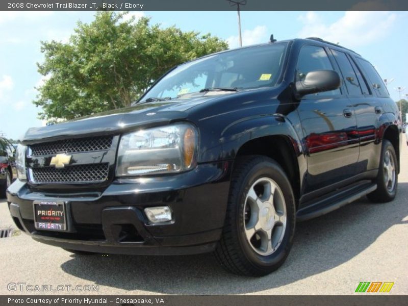 Black / Ebony 2008 Chevrolet TrailBlazer LT