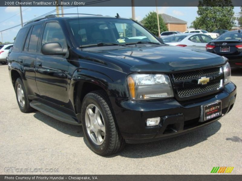 Black / Ebony 2008 Chevrolet TrailBlazer LT