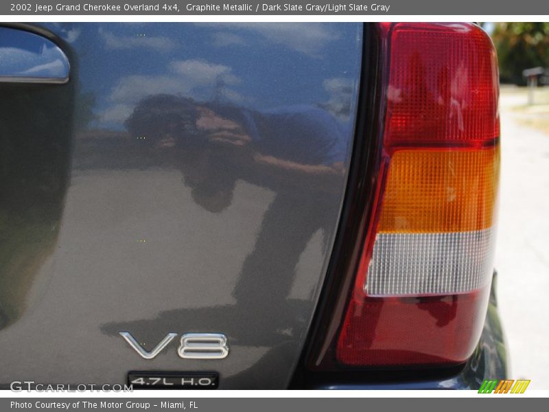 Graphite Metallic / Dark Slate Gray/Light Slate Gray 2002 Jeep Grand Cherokee Overland 4x4