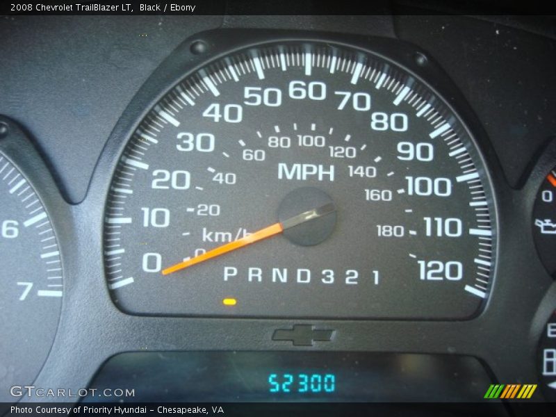 Black / Ebony 2008 Chevrolet TrailBlazer LT