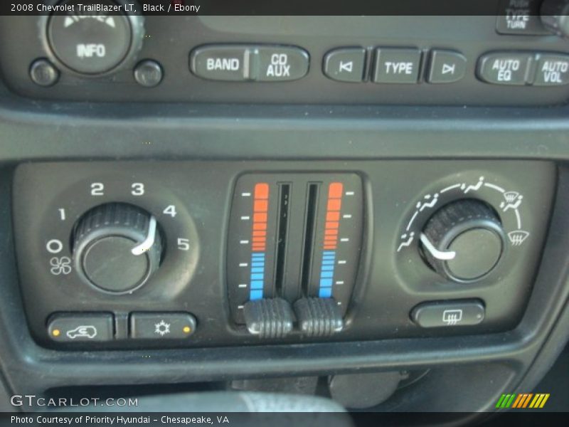Black / Ebony 2008 Chevrolet TrailBlazer LT