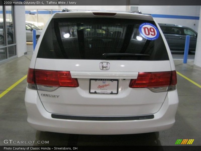 Taffeta White / Ivory 2009 Honda Odyssey EX-L