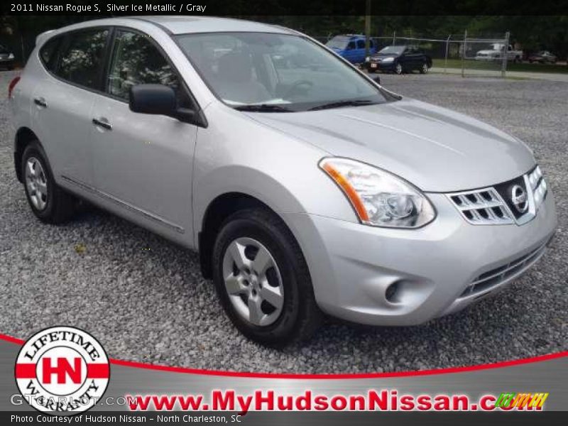Silver Ice Metallic / Gray 2011 Nissan Rogue S