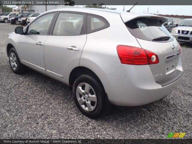 Silver Ice Metallic / Gray 2011 Nissan Rogue S