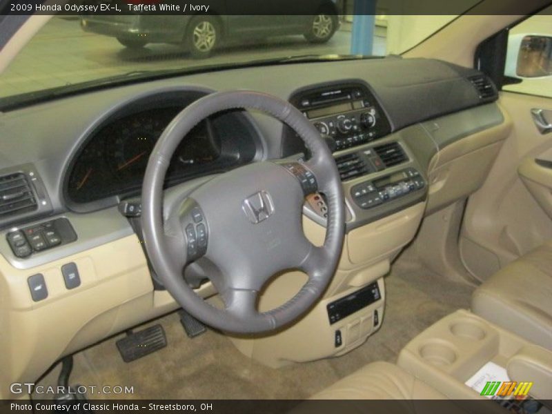 Taffeta White / Ivory 2009 Honda Odyssey EX-L