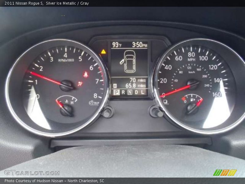 Silver Ice Metallic / Gray 2011 Nissan Rogue S