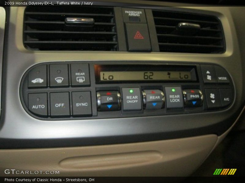 Taffeta White / Ivory 2009 Honda Odyssey EX-L