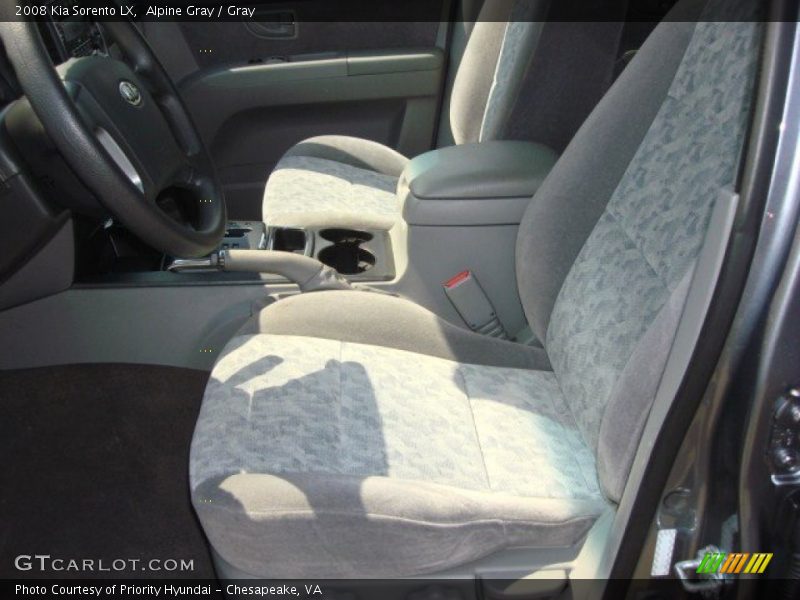 Alpine Gray / Gray 2008 Kia Sorento LX