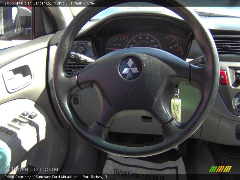 Mystic Blue Pearl / Gray 2006 Mitsubishi Lancer ES