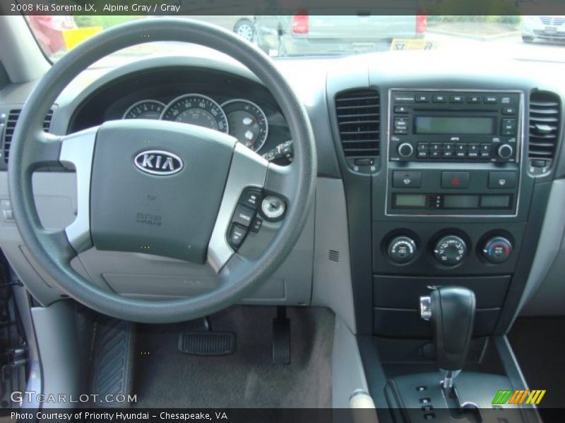 Alpine Gray / Gray 2008 Kia Sorento LX