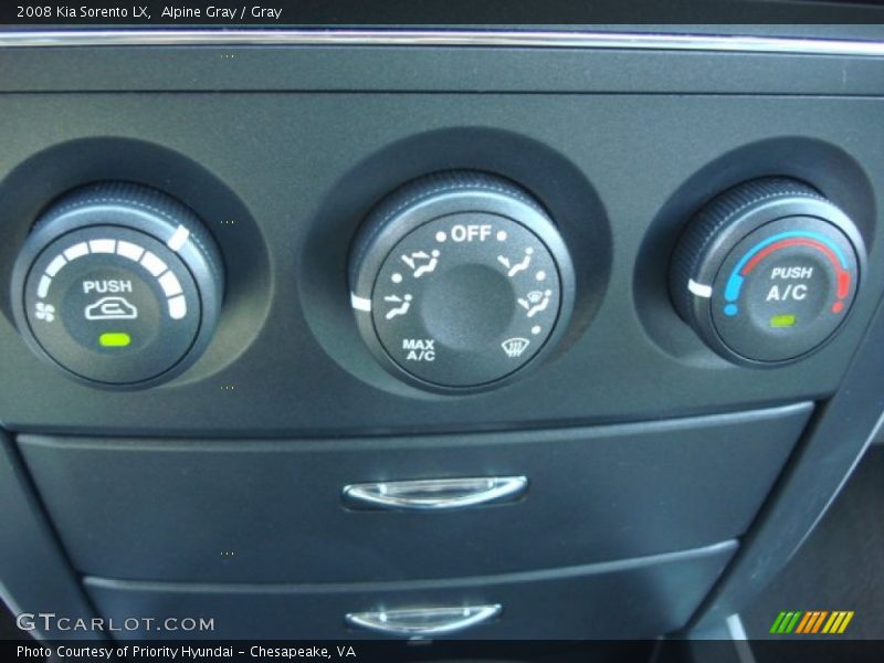 Alpine Gray / Gray 2008 Kia Sorento LX
