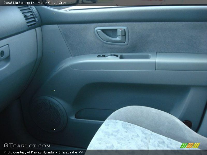 Alpine Gray / Gray 2008 Kia Sorento LX