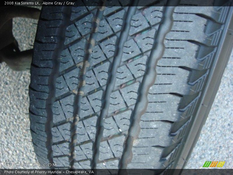 Alpine Gray / Gray 2008 Kia Sorento LX