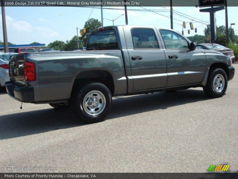 Mineral Gray Metallic / Medium Slate Gray 2006 Dodge Dakota ST Quad Cab