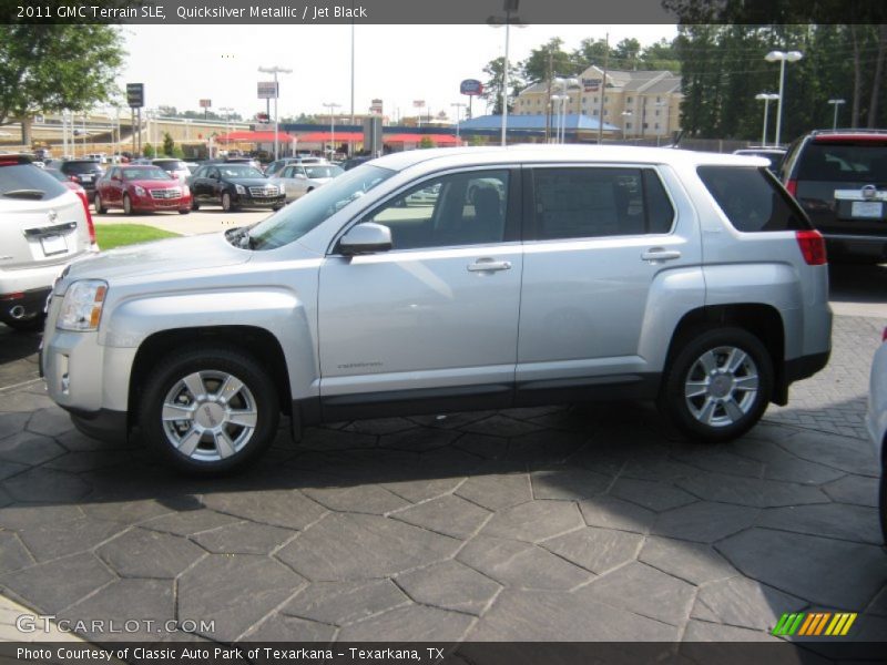 Quicksilver Metallic / Jet Black 2011 GMC Terrain SLE