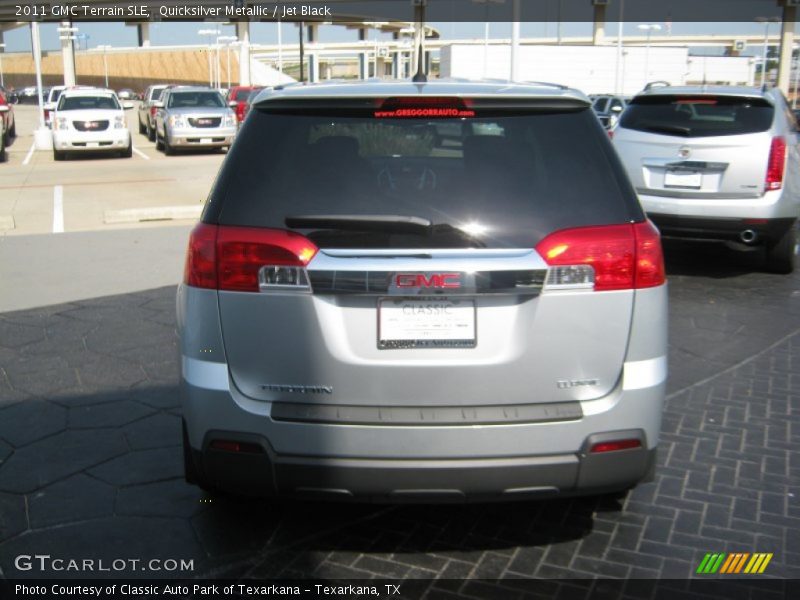 Quicksilver Metallic / Jet Black 2011 GMC Terrain SLE