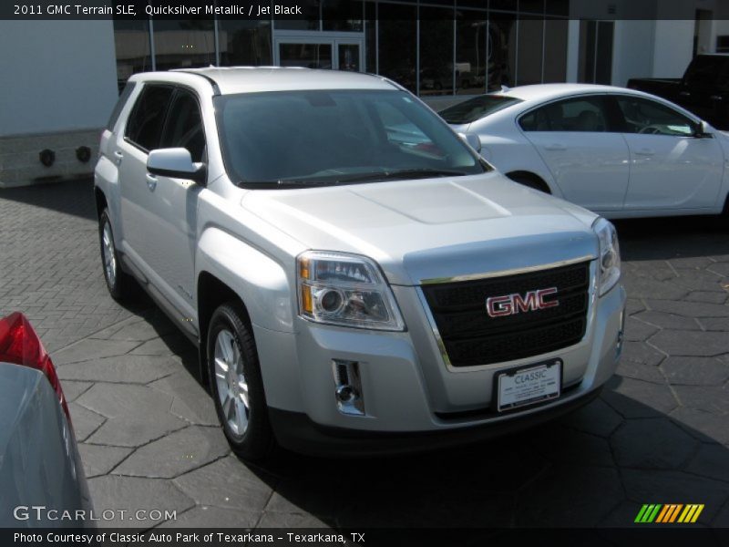 Quicksilver Metallic / Jet Black 2011 GMC Terrain SLE