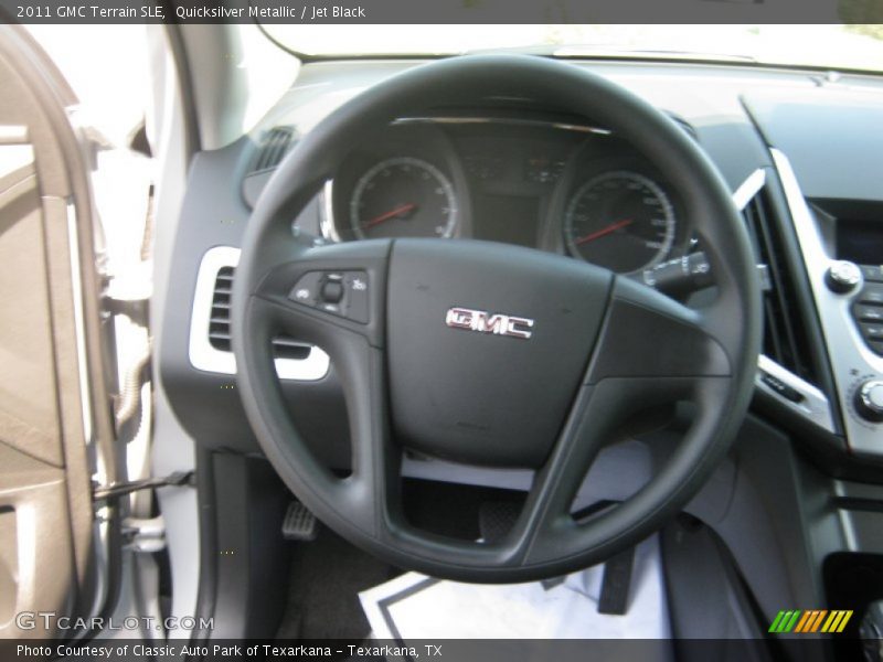 Quicksilver Metallic / Jet Black 2011 GMC Terrain SLE