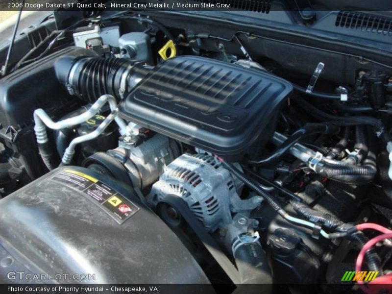 Mineral Gray Metallic / Medium Slate Gray 2006 Dodge Dakota ST Quad Cab