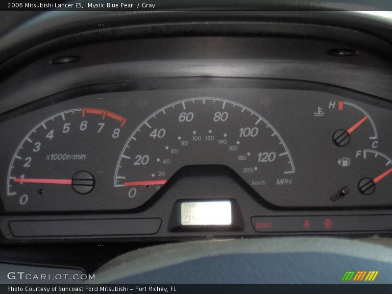 Mystic Blue Pearl / Gray 2006 Mitsubishi Lancer ES