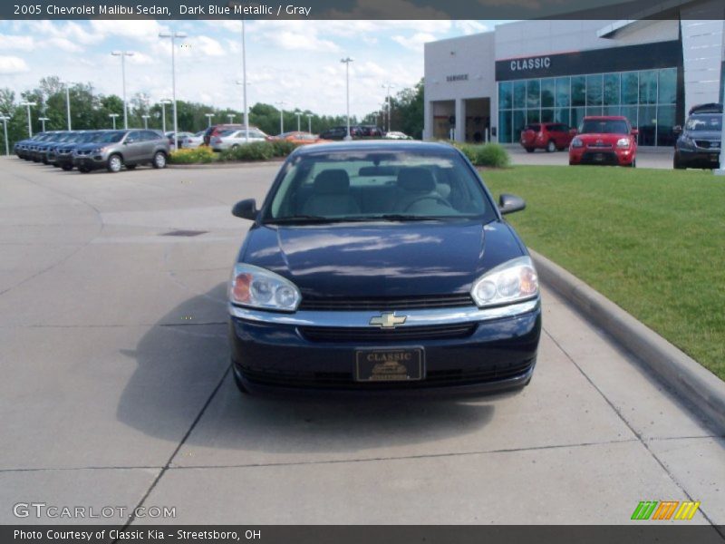 Dark Blue Metallic / Gray 2005 Chevrolet Malibu Sedan