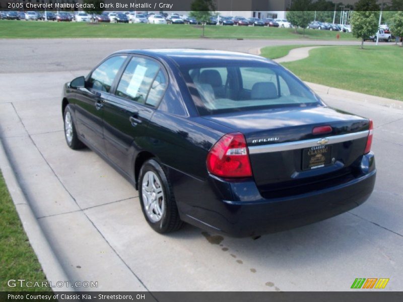 Dark Blue Metallic / Gray 2005 Chevrolet Malibu Sedan