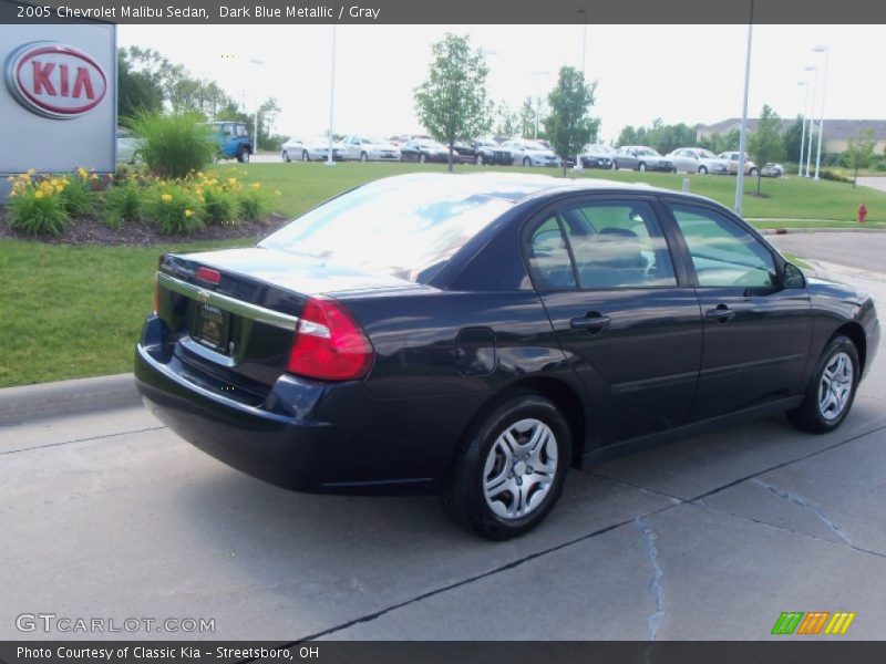 Dark Blue Metallic / Gray 2005 Chevrolet Malibu Sedan