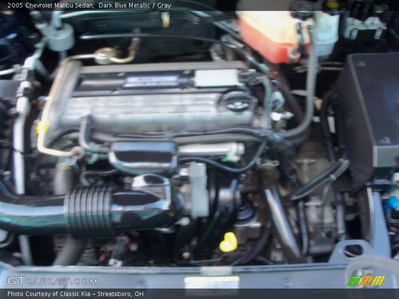 Dark Blue Metallic / Gray 2005 Chevrolet Malibu Sedan