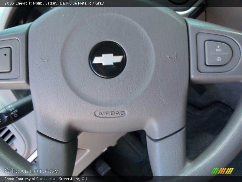 Dark Blue Metallic / Gray 2005 Chevrolet Malibu Sedan
