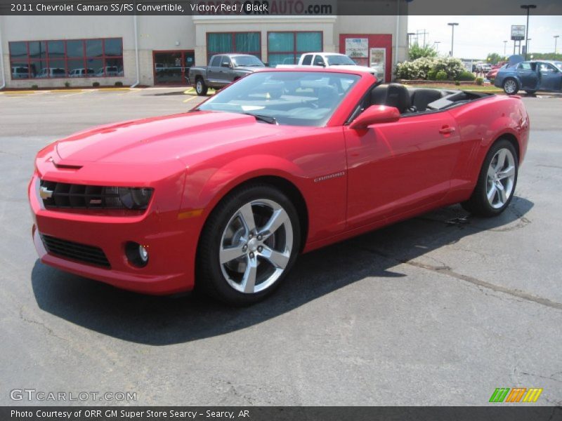 Victory Red / Black 2011 Chevrolet Camaro SS/RS Convertible