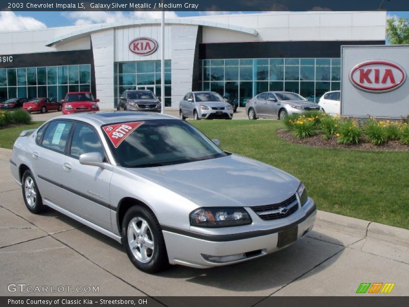 Galaxy Silver Metallic / Medium Gray 2003 Chevrolet Impala LS