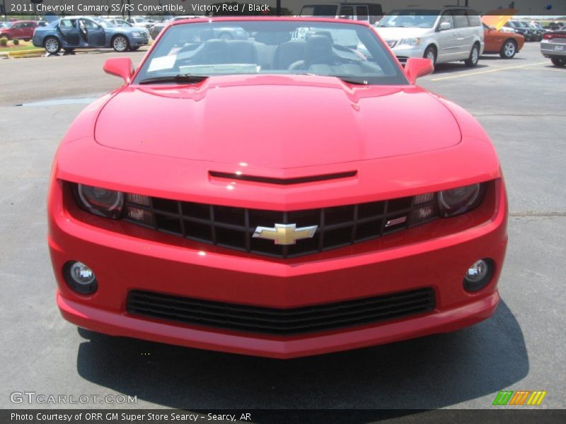 Victory Red / Black 2011 Chevrolet Camaro SS/RS Convertible