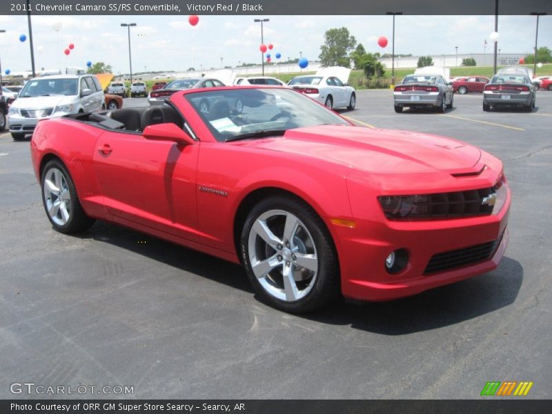 Victory Red / Black 2011 Chevrolet Camaro SS/RS Convertible