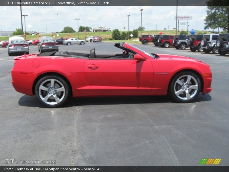 Victory Red / Black 2011 Chevrolet Camaro SS/RS Convertible