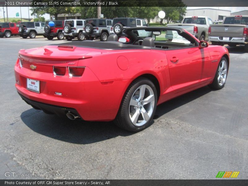 Victory Red / Black 2011 Chevrolet Camaro SS/RS Convertible