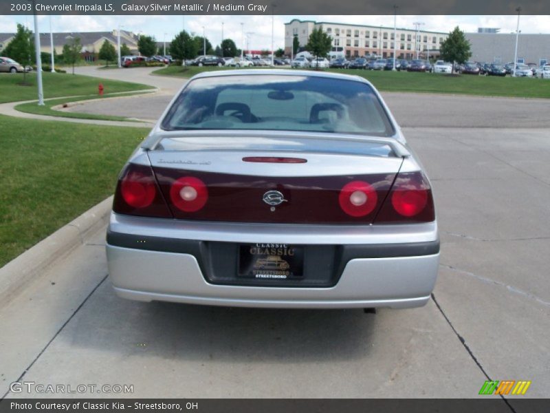 Galaxy Silver Metallic / Medium Gray 2003 Chevrolet Impala LS