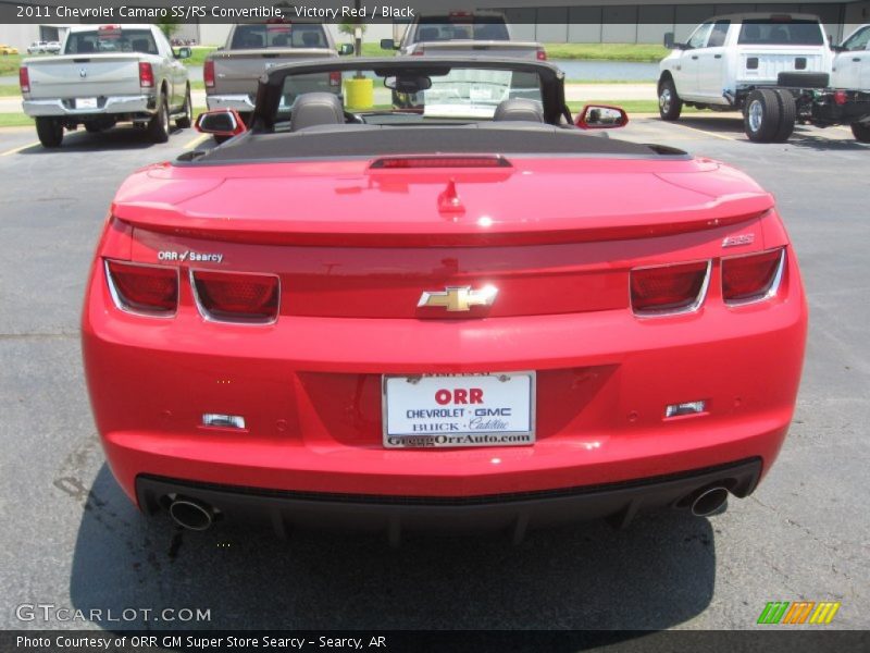 Victory Red / Black 2011 Chevrolet Camaro SS/RS Convertible
